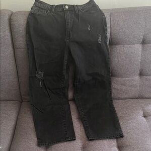 Universal Thread Women's Black Relaxed Jeans